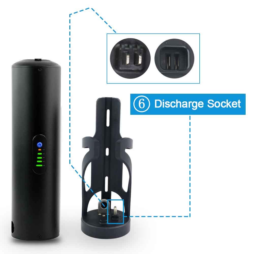 UPPCYCLE 36V/48V mini batteria della bottiglia per 36Volt 250W 350W 500W Ebike - Batteria agli ioni di litio per Ba-fang1 e l'altro kit della ruota di conversione Ebike