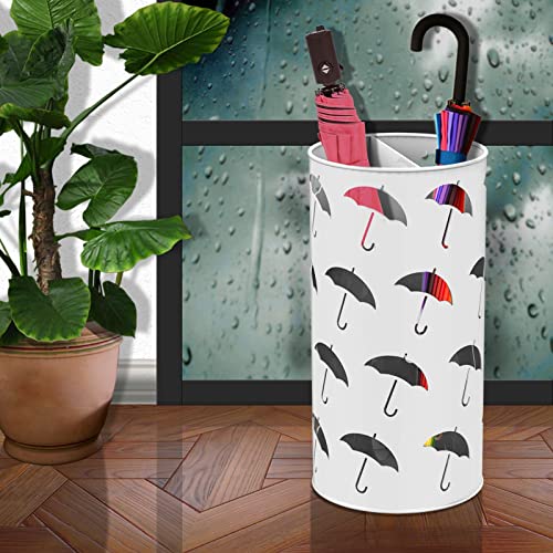 Seau à parapluie pour parapluies courts et longs entrée propre