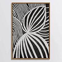 SIGNWIN Canvas Wall Art Black and White Flowers Canvas Prints Home Artwork Decoration for Living Room,Bedroom - 16