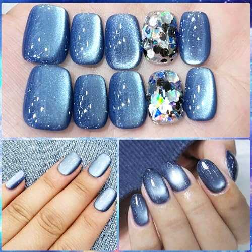 Set Gel Esmalte de Uñas Glass Cat Eye 12 Colores miniatura 4