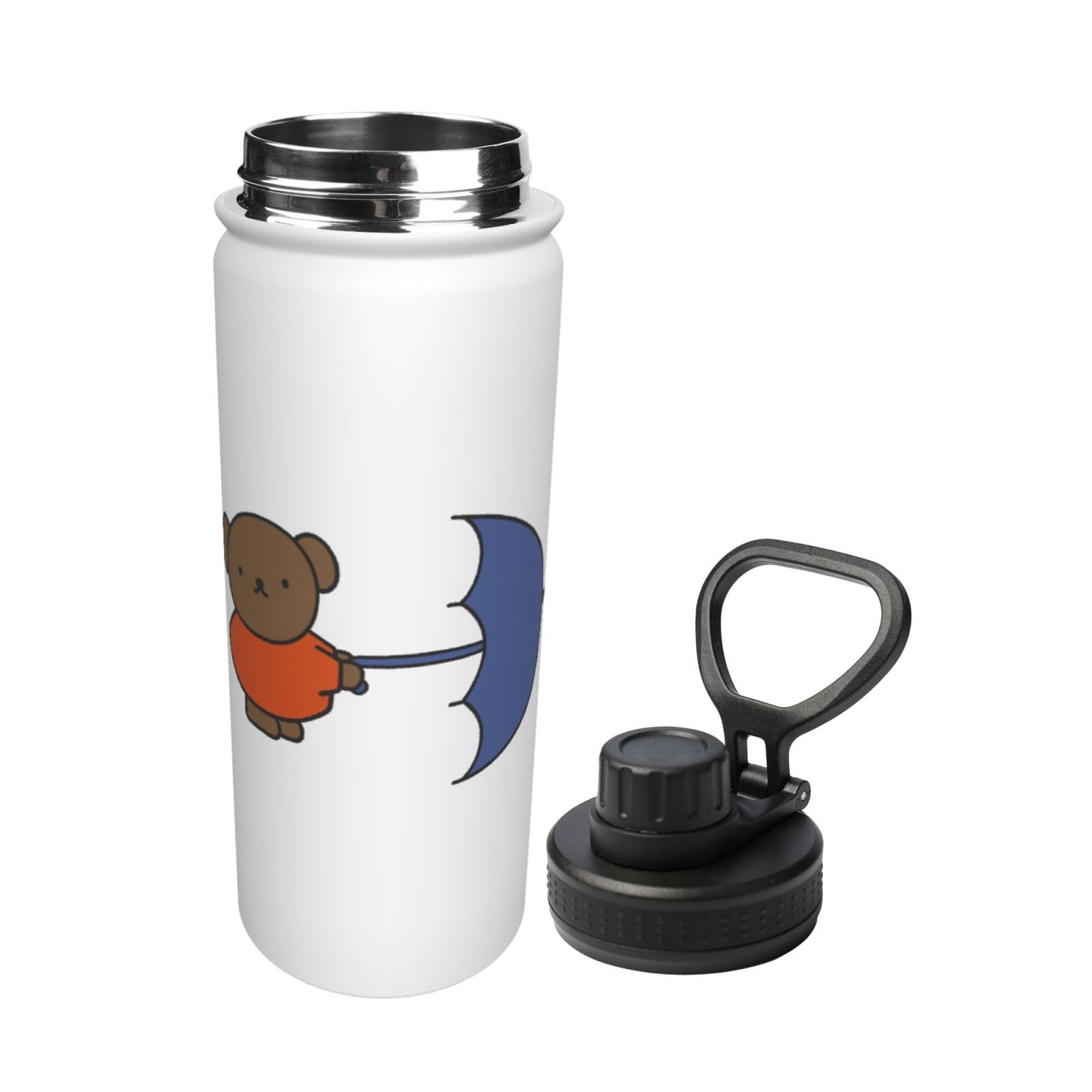 Amazon｜水筒 魔法瓶 ミッフィー ボリス 直飲み マグボトル 保温ポット