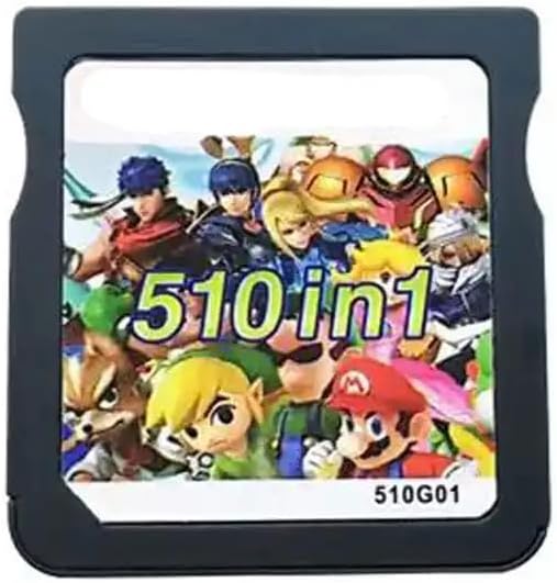 Super Cartridge Multi games 510 in 1 , Super Game Cartridge For NDS DS NDSL NDSi 3DS 3DS XL