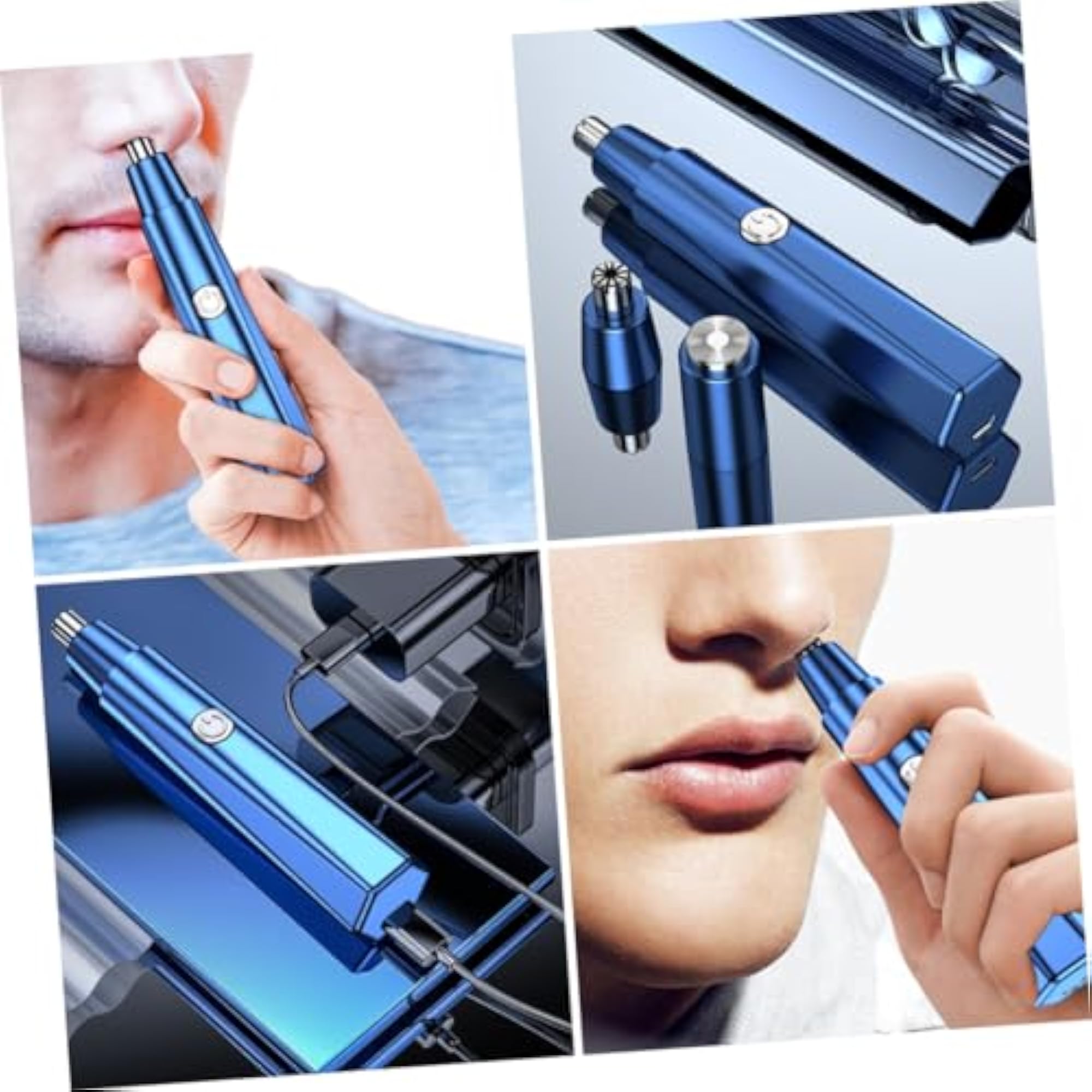 Electric Nose Hair Trimmer with Dual Function