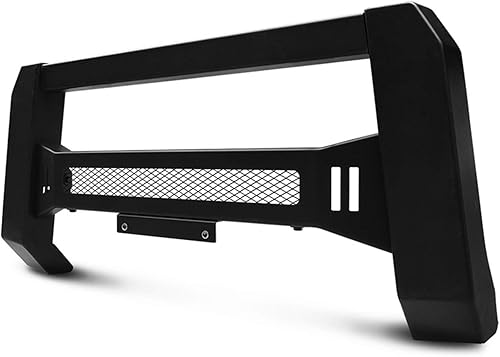 TAC - Versión Predator Mesh Modular Bull Bar para Pickup, camión, paragolpes delantero, protector de parrilla, negro con textura fina, apto para