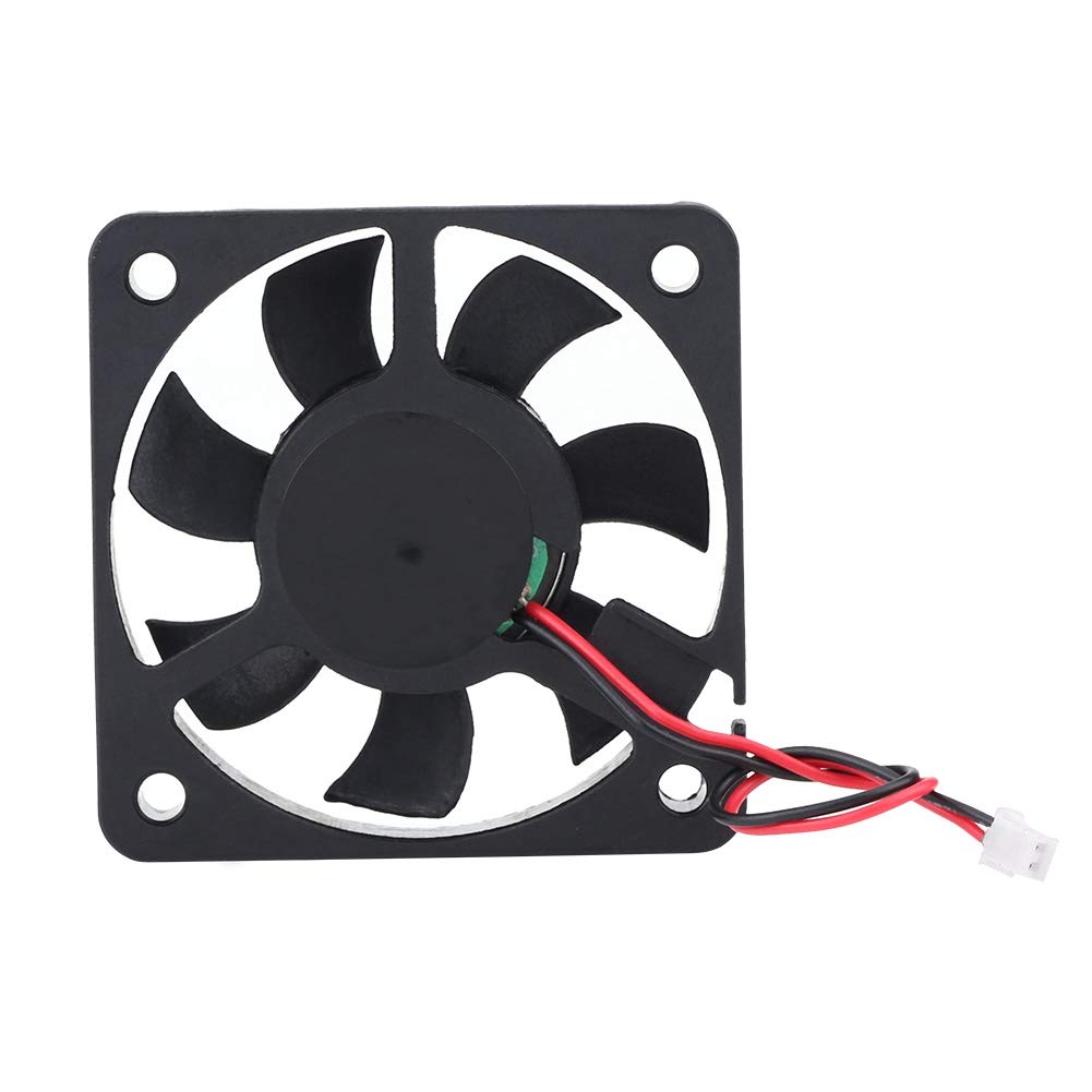 Engine Cooling Fan, DC Cooling Fan Cooling Fan RC Motor Engine RC Car Parts Black DC Fan Car Parts (50 * 50MM)