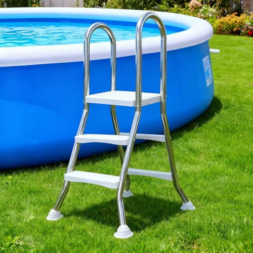 Escalera para Piscina de Acero Inoxidable 304, 2 Pasos miniatura 1
