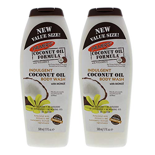 Palmers Coconut Oil Body Wash 17 Ounce (500ml) (2 Pack)