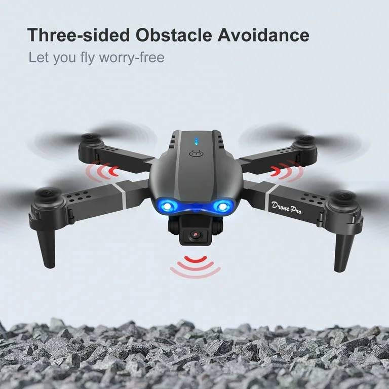Image of dRoNe wItH hD DuAl cAmErA BrUsHlEsS MoToR, oNe cLiCk tAkEoFf /lAnDiNg FlIp rOlLiNg gEsTuRe cOnTrOl wI-Fi cAmErA ReMoTe cOnTrOl -X DrOnE