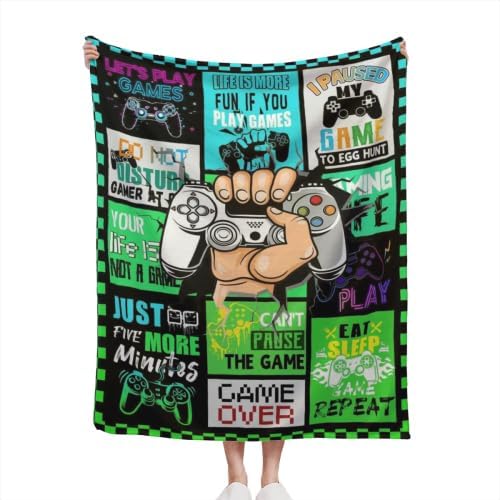 Shoggoth Manta de videojuegos, manta de regalo para niños y hombres, manta ligera de franela para niños, ideas de regalo para novio, 60 x 50 pulgadas