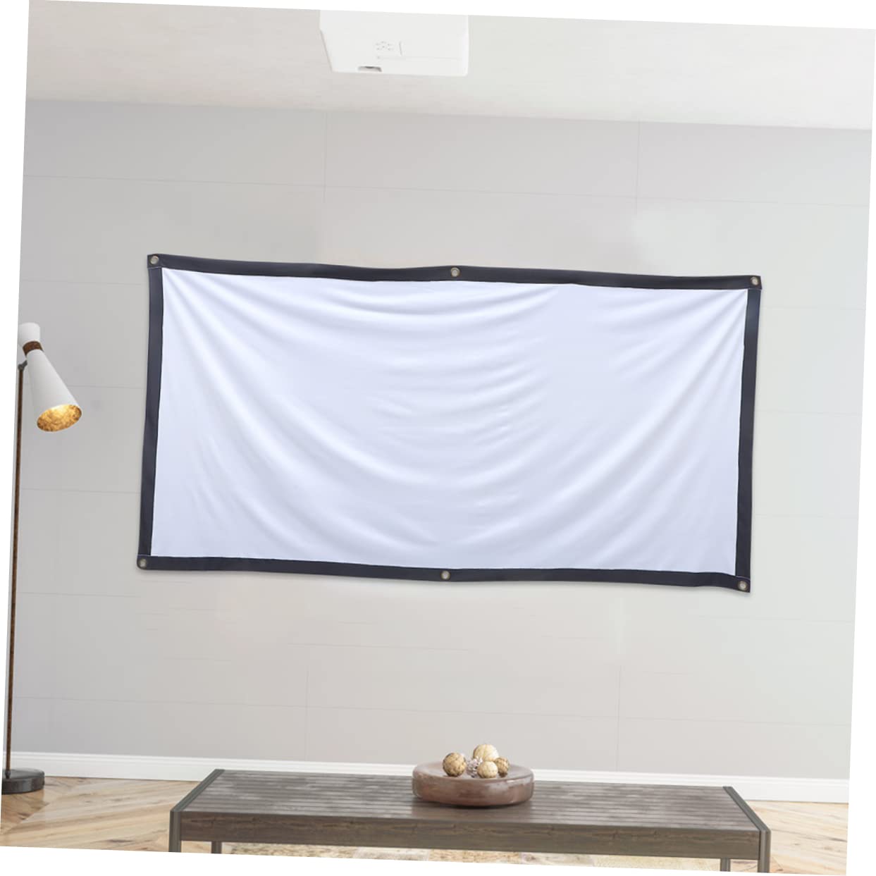 Amazon | WATIIFUFU プロジェクター映画スクリーン 折りたたみ式