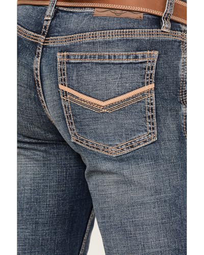 Cody James Men's Stonewall Dark Wash Slim Bootcut Stretch Denim Jeans - Cjsp23j763