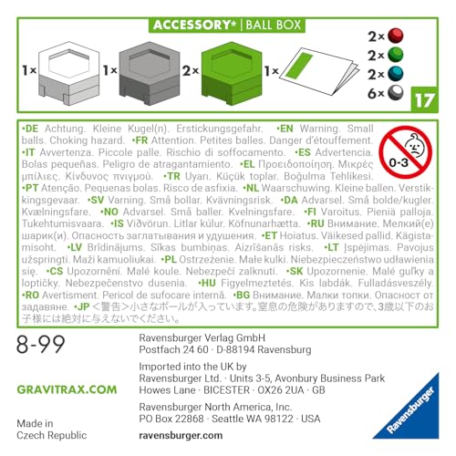 Ravensburger GraviTrax Base Accessory Ball Box - Kugelbahn-Erweiterung – Ansicht 5
