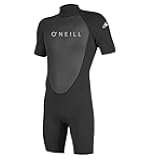 O'Neill Men's Reactor-2 2mm Back Zip Short Sleeve Spring Wetsuit, Lightweight Warmth with Good Flexibility for Surfing, Paddleboarding, Kayaking