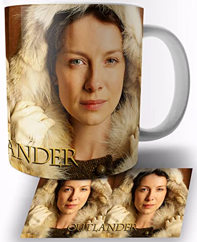 Outlander Caitriona Balfe Taza de Ceramica Blanca 325ml Mug