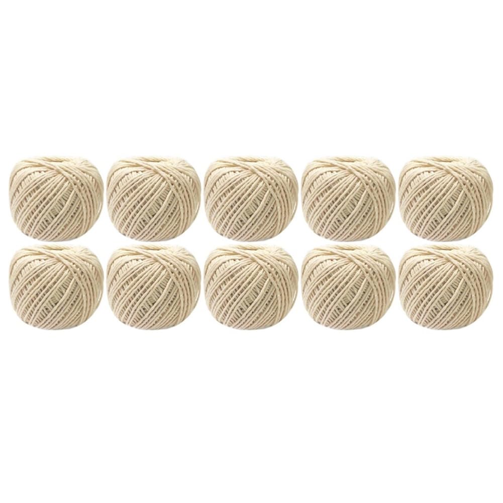 Hndhbfgrt Cotton Twine Cooking Tools Trussing Rope for Meat Prep, Turkey Barbecue String for Sausage Tie