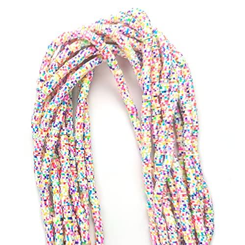 3500 Pcs 6mm Colorful Flat Clay Beads for DIY Polymer Round Handmade Jewelry Making for Necklace Bracelet Earring Pendant and Anklet Craft Making(Mixed1)