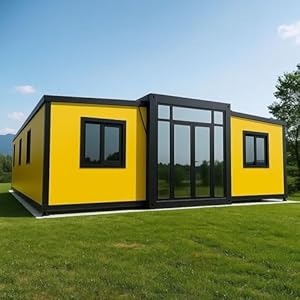 Luxury 20/40ft Folding Expansion Expandable Container House for Small Villa Hotel Modern 2 3 Bedroom Tiny Home Prefab Modular Foldable House Prefabricated Movable Mobile Home with Bath & Kitchen