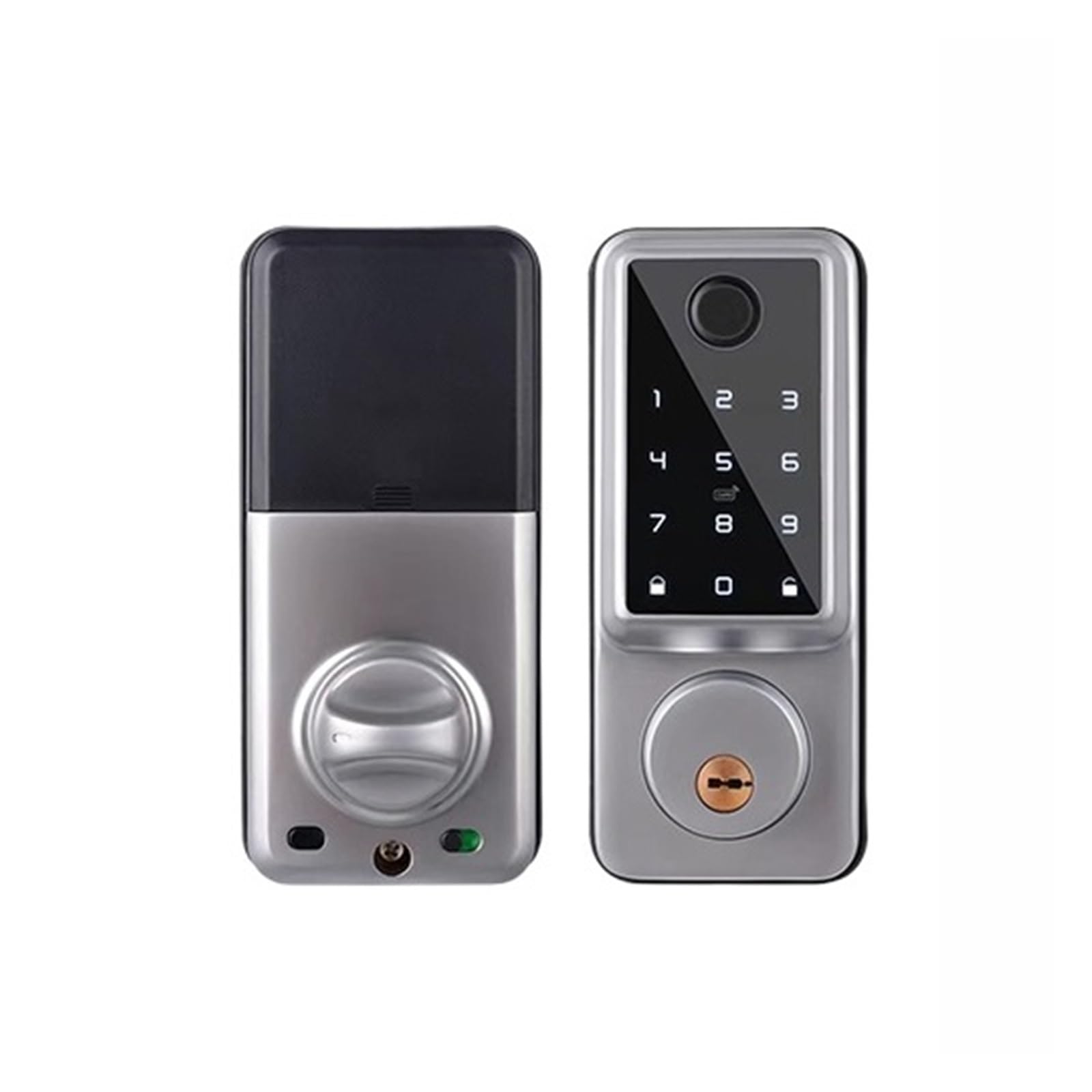 Tuya Wifi Biometric Fingerprint Lock Ttlock BLE Smart Deadbolt Locks Password Digital Card Keyless Entry Keypad Electronic High Security