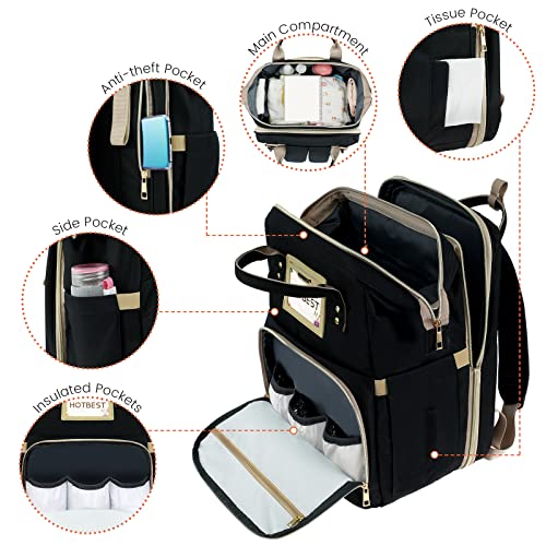 Save 10% on HOTBEST Diaper Backpack with Auto-Fold Changing Station - Image 3
