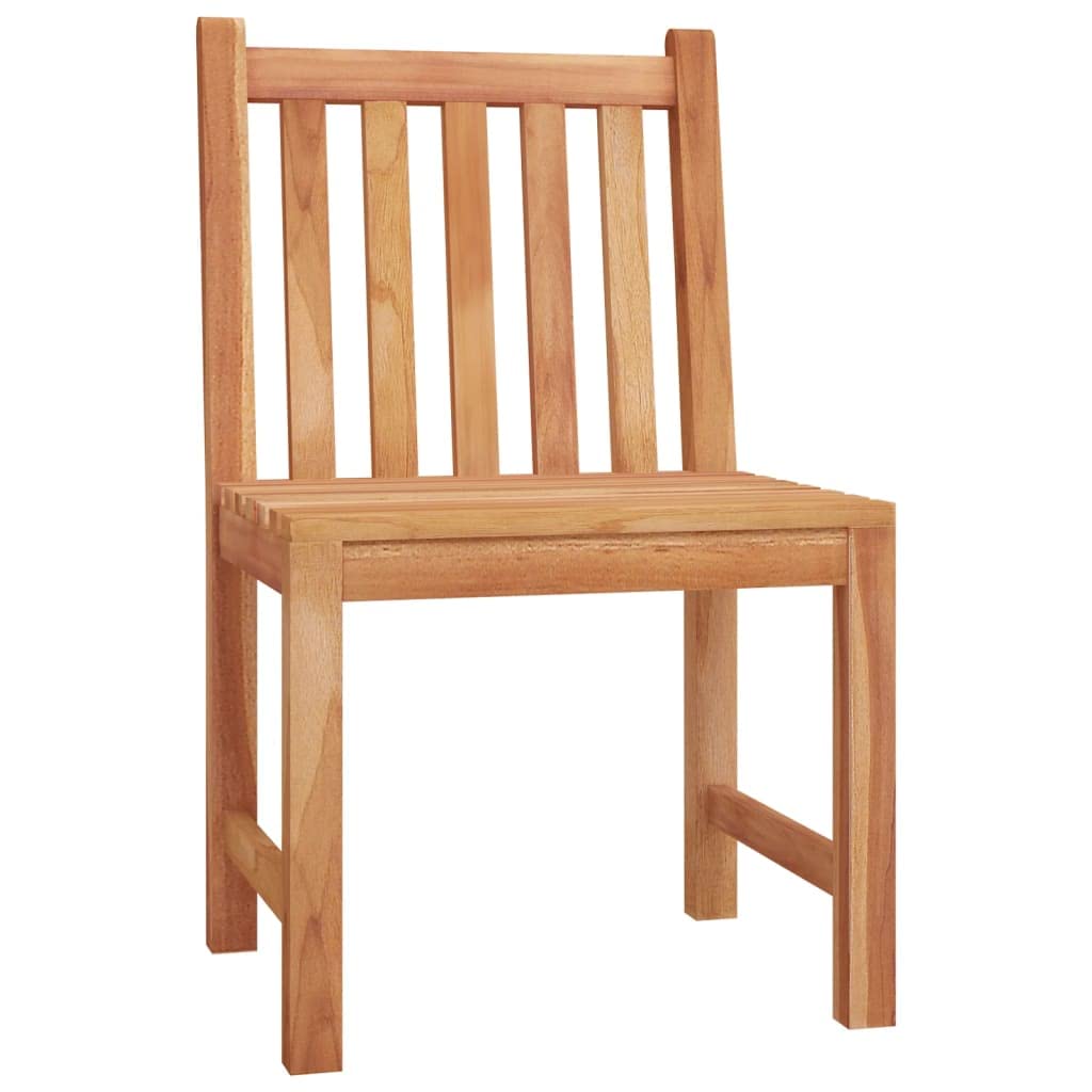 Gruppo da giardino in teak massiccio, 180 x 90 cm, con 2 panche e 2 sedie, design moderno, resistente alle intemperie, robusto, per balcone, terrazza e giardino