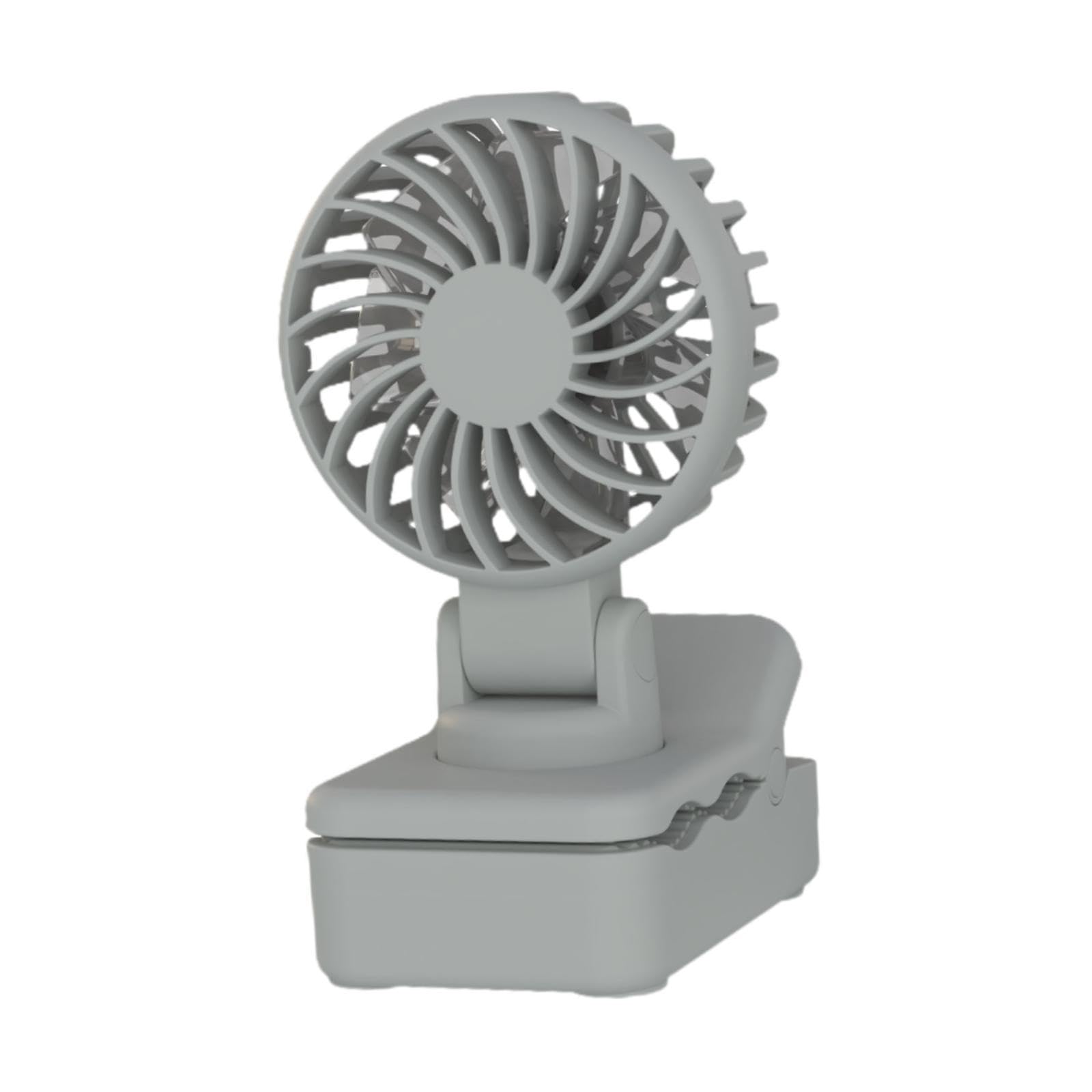 Ventilatore Compatto a Clip, Ideale per L'estate, con Impostazioni Adatte a Diverse Attività, Verde