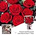 Mosstory Flower Bouquet Flowers for Delivery Prime 7-Piece Preserved Roses Bouquet Gift for Women Mother Wife Mother Day Wedding Anniversary Birthday (Red Roses)