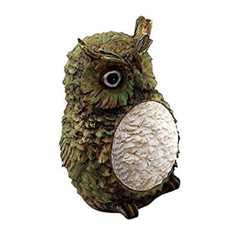 gazechimp Solar Powered Decorative Garden Ornament Animal Birds Caminho Coruja LED Light