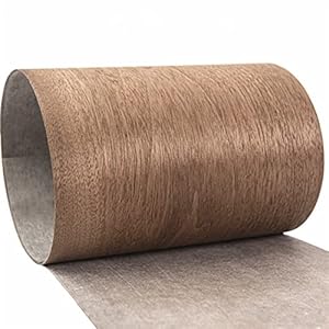 230 mm natuurlijke zwarte walnoot fineer dunne handgemaakt Diy Solid Wood Decorative Panel Skin Speaker Renovation