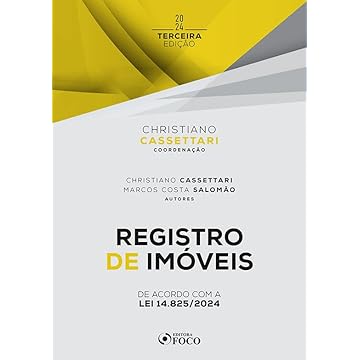 Capa do livro Registro de Imóveis - 3ª Ed - 2024