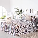 Lanovenanube Edredón conforter SALOU Cama 135 - Color Lila