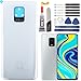 YHX-OU - Copribatteria per Xiaomi Redmi Note 9S Redmi Note 9 Pro di ricambio della cover posteriore + strumento di installazione + 1 vetro temperato e protezione fotocamera (bianco)