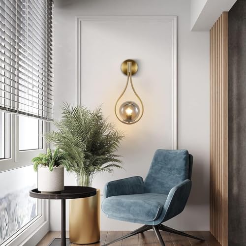 Image of Wall Lamp Chandelier Pendant Light, Home Decor for Bedroom, Living Room, Hallway, Cafe, Hotel, Restaurant (BAT Black Wall LAMP with LED Bulb Pack of 1)