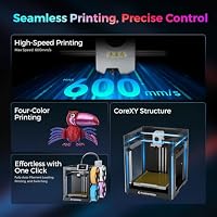 Flashforge Adventurer 5X 3D-Drucker mit Mehrfarbendruck, Anpassbar mit IFS,AD5X 3D-Drucker für mehrere Materialien,Vollautomatische Nivellierung,Maximale Geschwindigkeit: 600mm/s,Unterstützt PETG CF – Ansicht 5