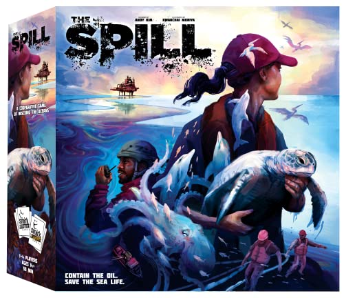 The Spill Smirk & Dagger juego cooperativo de mesa con dados de contaminación