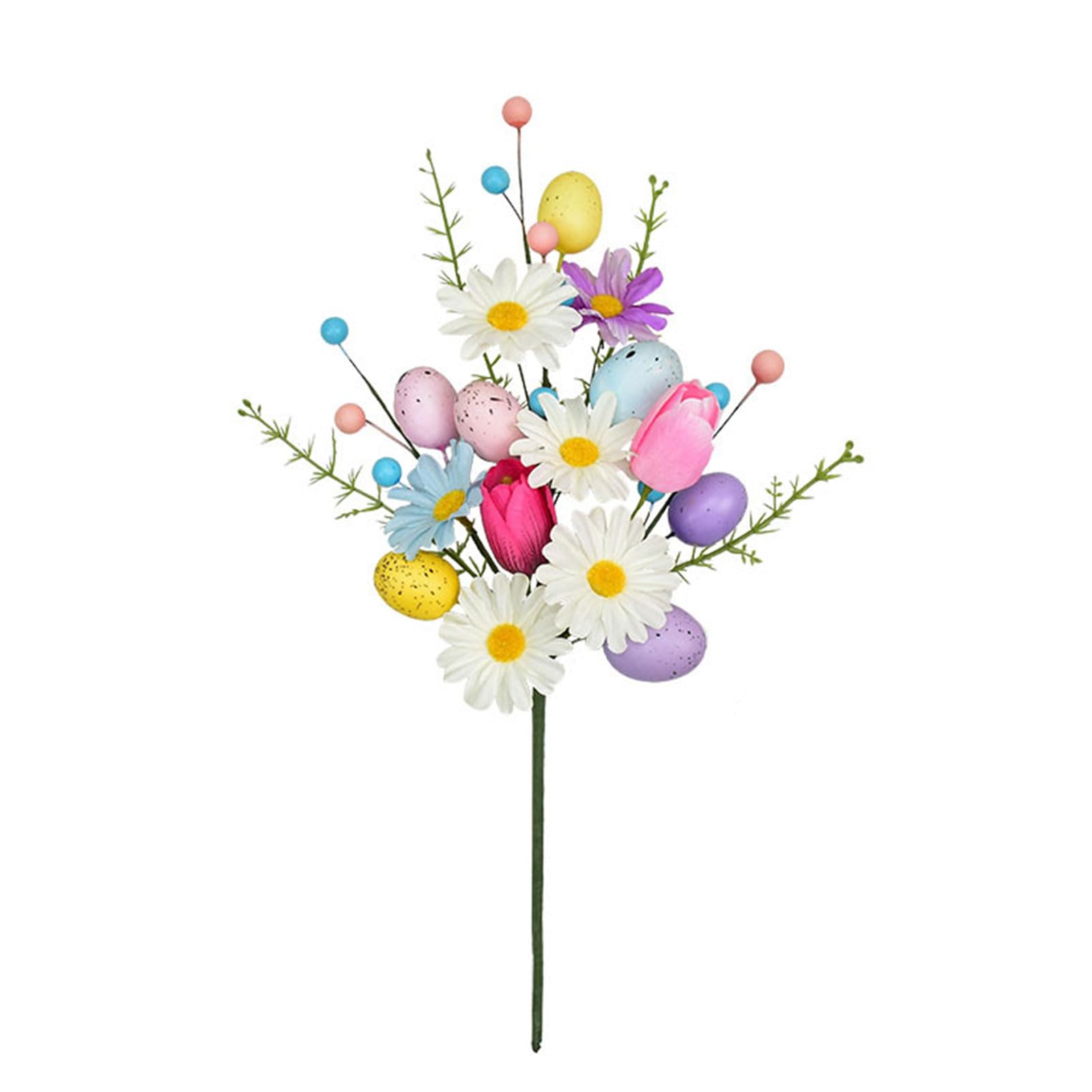 YROHGKPN Eggs Artificial Flower Waterproof Arrangement for Festival Craft Activities Home Party Decoration Easter Arrangement