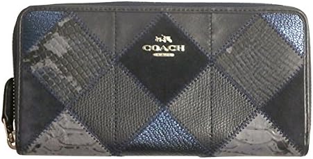 Amazon コーチ Coach 財布 レディース アウトレット F Svf23 パッチワーク レザー アコーディオン ジップ ウォレット 長財布 ミッドナイト マルチ コーチ ｃｏａｃｈ メンズ レディース メンズバッグ 財布
