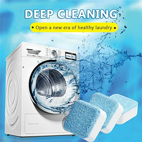 12 Pack Washing Machine Cleaner Descaler - Heavy-Duty Deep Clean and Deodorize, Laundry Supplies For HE Front Loader & Top Load Washer, Clean Inside Drum And Laundry Tub Seal - Image 4