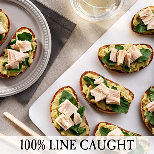Blue Harbor Fish Co. Wild Albacore Solid White Tuna In Water No Salt Added - 4.6 Oz Can (Pack Of 12) #TOP6