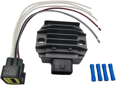 Voltage Regulator Rectifier Plug for Yamaha Bruin Grizzly Kodiak Wolverine Raptor Big Bear Bear Tracker 125 YFM125 250 YFM250 350 YFM350 400 YFM400 450 YFM450 600 YFM600 5GT-81960-00-00 25-353