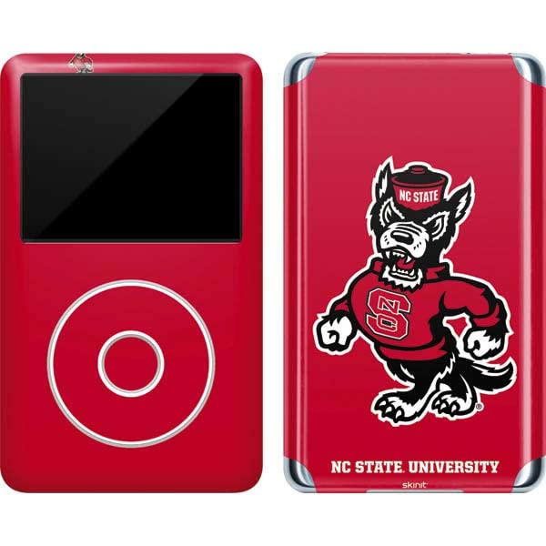Skinit Decal MP3 Player Skin Compatible with iPod Classic (6th Gen) 80GB - Officially Licensed College NC State Wolfpack Design