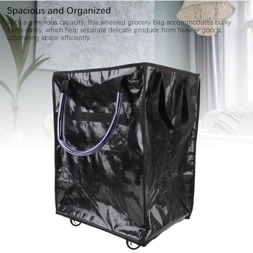 Bolsa de comestibles con ruedas Cuifati para tus compras y días de picnic 5