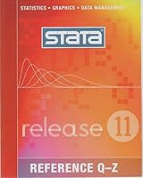 Stata Base Reference Manual Release 11, Volume 3 Q-Z 1597180696 Book Cover