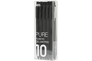 Kaco Pure Black Retractable Gel Ink Pens: The Epitome of Smooth, Precise Writing