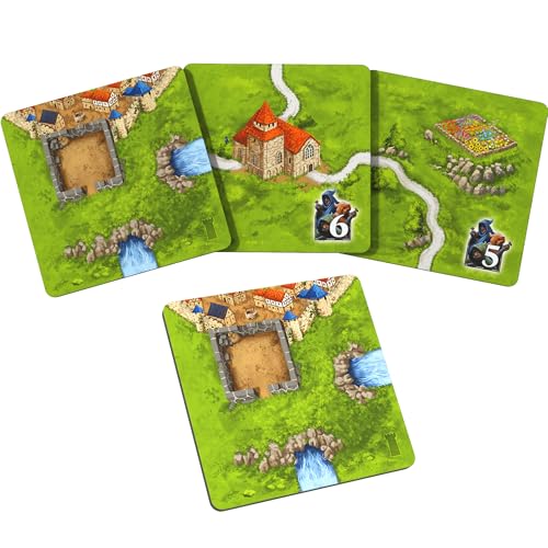 Carcassonne Towers & Thieves juego de mesa expansión miniatura 3
