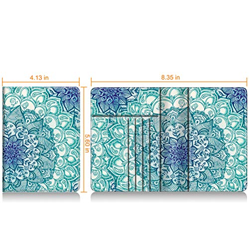 Image of FINTIE Passport Holder, Slim Travel Wallet RFID Blocking Card Case Cover Passport Cover Protector Essentials with Credit Card Slots for Women /Men | Slim