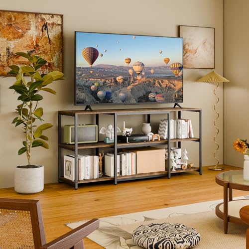 Petite table console multimédia ouverte pour studio moderne - 8