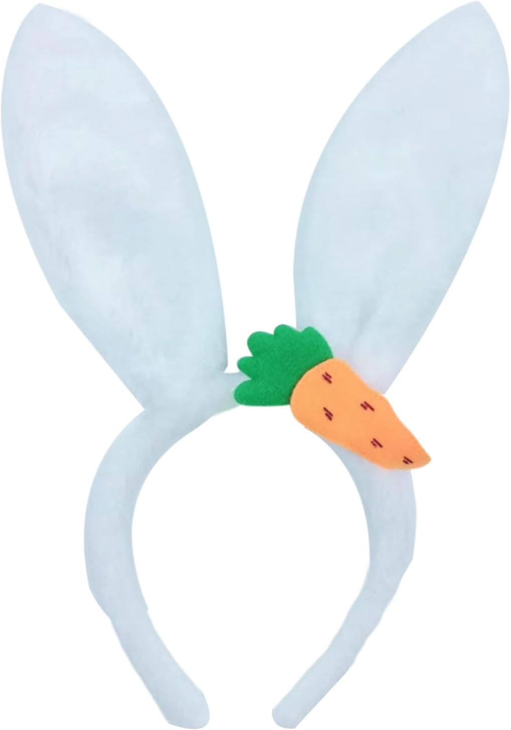 Easter Hare Ear Carrot Hairband Plush Soft Hare Ear Headband for Adult Cosplay Festival Celebration Hair Accessories