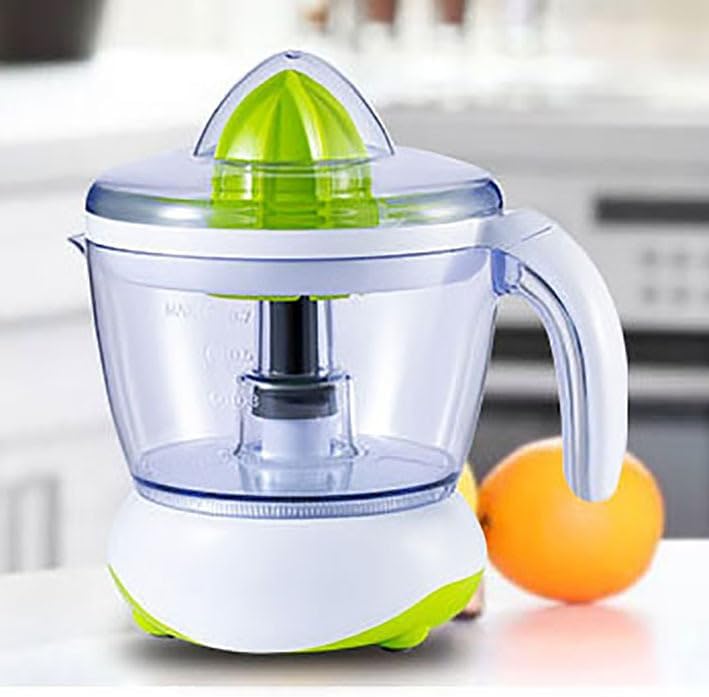 Vista 6 de Exprimidor eléctrico de cítricos, grande 24 oz. jarra, activada por presión, escariadores para frutas grandes y pequeñas, control de pulpa