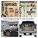 6 Pack E-Track Tool Holders |E Track Accessories for Enclosed Trailer to Keep Rakes,Shovels, Broom|e Track Tool Holder Hanger for Trailer Accessories| Tool Stabilizer for Etrack Accessories