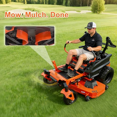MTAA Replacement Mulch Kit Lawn Mowers with Wavy Blades Compatible with Bad Boy 60\" ZT Elite, Maverick Lawn Mowers/Mower Mulch Kit 210-0260-50 - Thumbnail 6